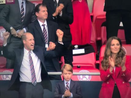 Prince William, his wife and son attended the Euro 2020 on Sunday.